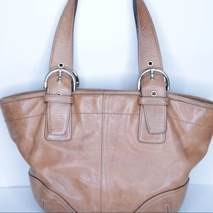 Coach Soho  Tan Leather 9544